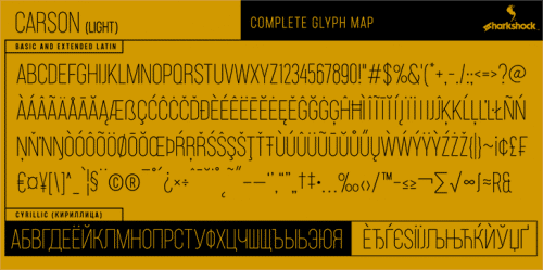 Carson Font Family 1