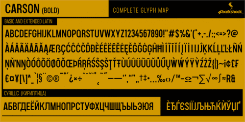 Carson Font Family 3
