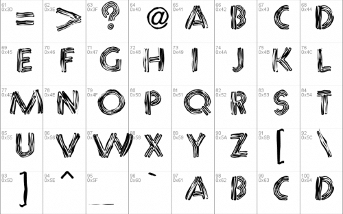Chaos Font 1