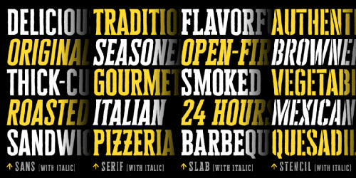Cheddar Gothic Font Family  1