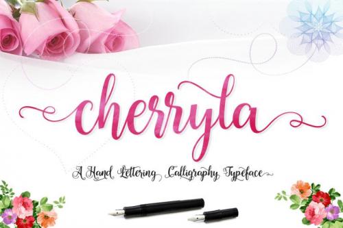 Cherryla Script Font