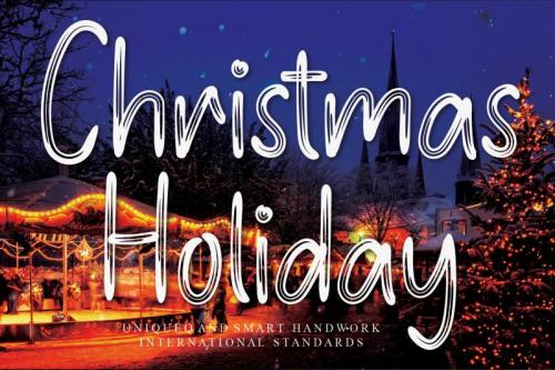 Christmas Holiday Brush Font