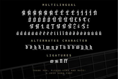 Classic Rock Band Font 6