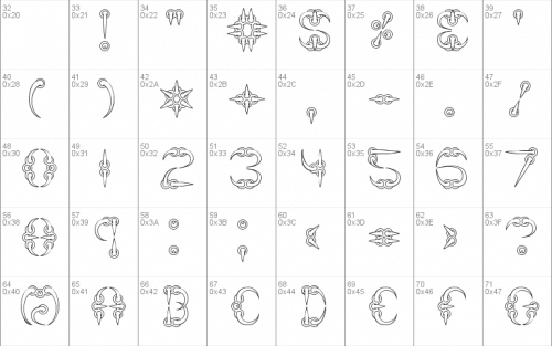 Claw Font