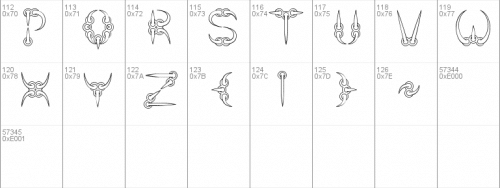 Claw Font 2