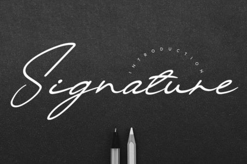 Clover Flower Handwritten Font 1