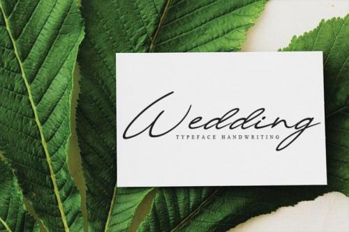 Clover Flower Handwritten Font 3