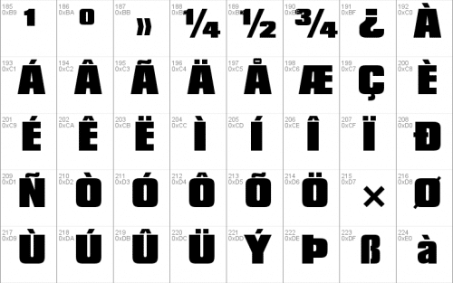 Compacta Blk BT Font 3