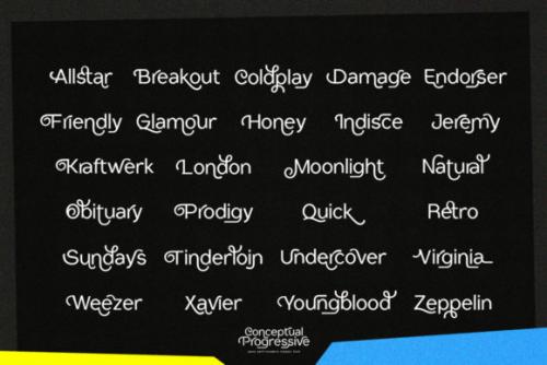 Conceptual Progressive Sans Serif Font 7