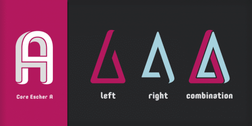 Core Escher Font Family  2