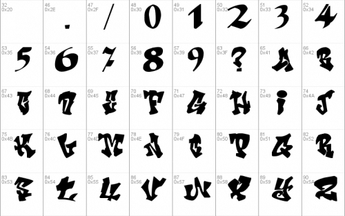 Crazy Calligraphy Font 1