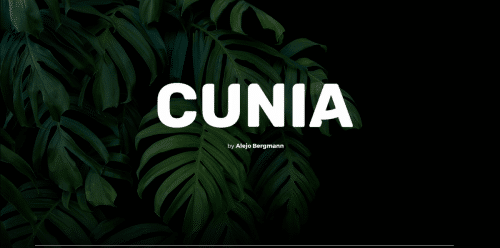 Cunia-Typeface
