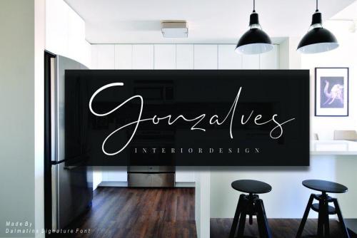 Dalmatins Signature Font  3