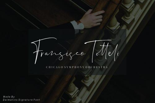 Dalmatins Signature Font  7