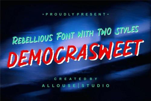 Democrasweet Display Font