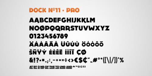 Dock11 Font Style  2