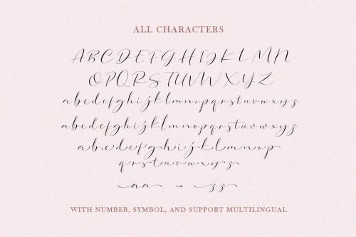 Dorothy Clark Script Font  8