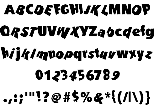 Drunk Font