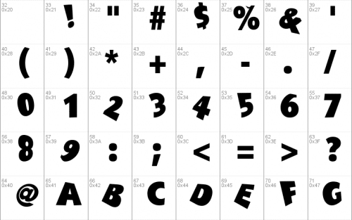 Drunk Font 1