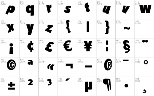 Drunk Font 3