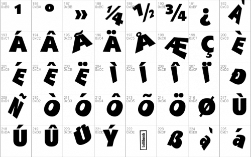 Drunk Font 4