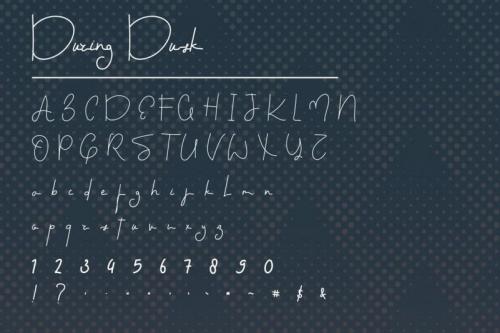 During Dusk Font Duo 3