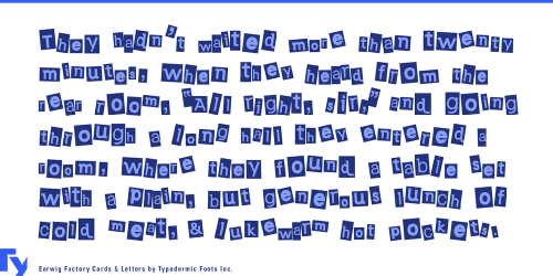 Earwig Factory Font 2