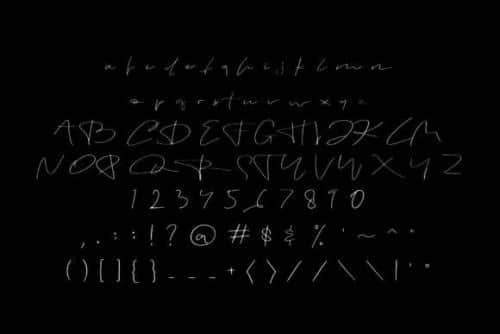 Einstein Signature Font 2