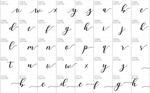 Elizabeth Calligraphy Font 11