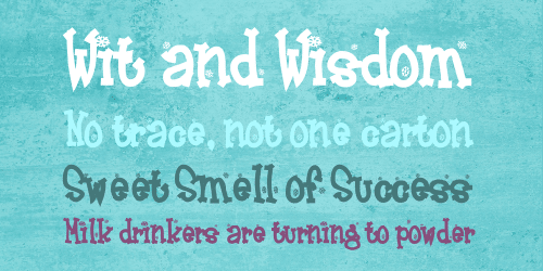 Frosty Font 1