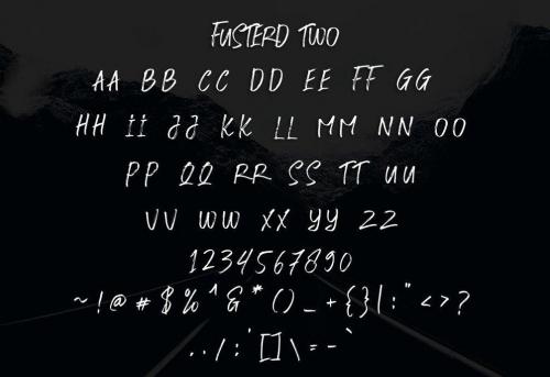 Fusterd Brush Font 7