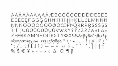 GFS Orpheus Sans Serif Font 2