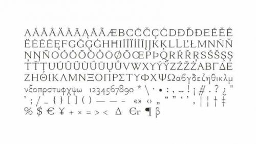 GFS Orpheus Serif Font 2