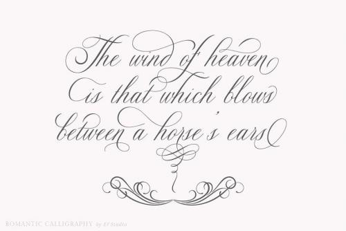 Glaston Calligraphy Font  1
