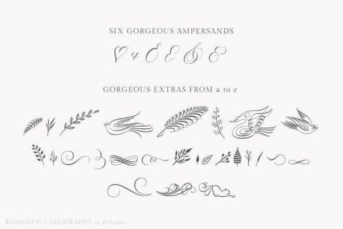 Glaston Calligraphy Font  11