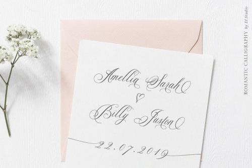 Glaston Calligraphy Font  3