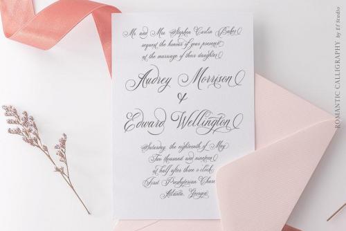 Glaston Calligraphy Font  8