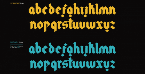 Gothic Modern Typeface