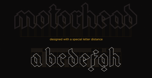 Gothic Modern Typeface 1