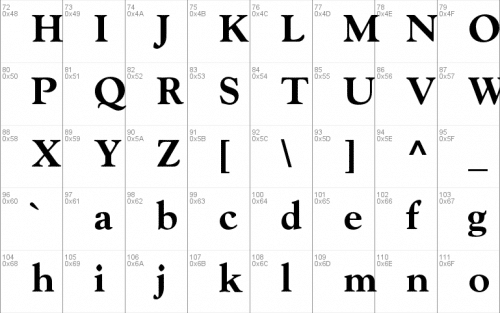 Goudy Std Font 5