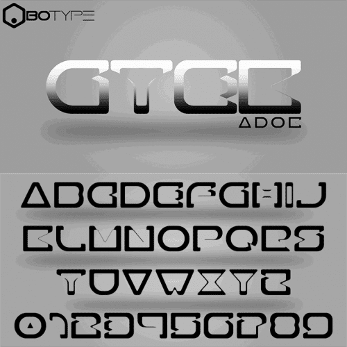 Gtek Technology Font 1