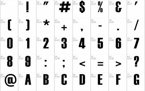 Haettenschweiler Font  1