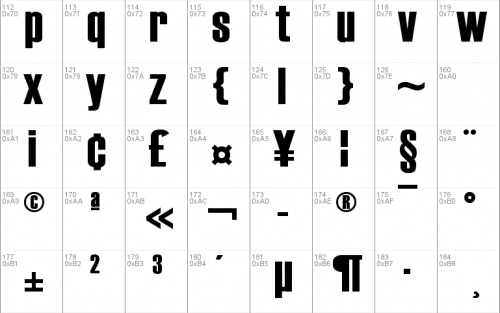 Haettenschweiler Font  3