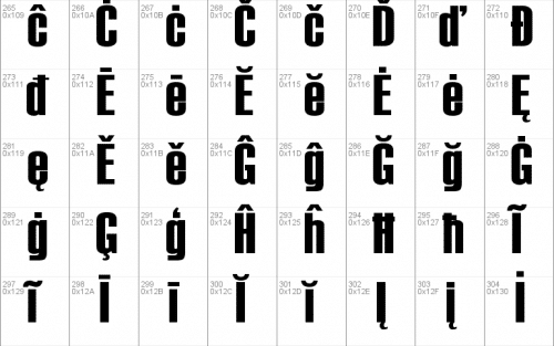 Haettenschweiler Font  6