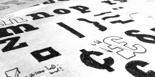 Hand Scribble Sketch Rock Font 1