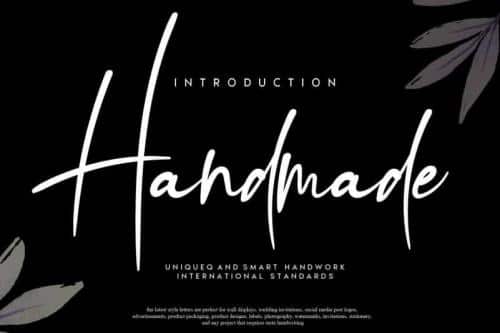 Handmade Script Font  00