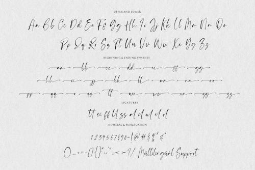 Handsnow Handlettered Font  13