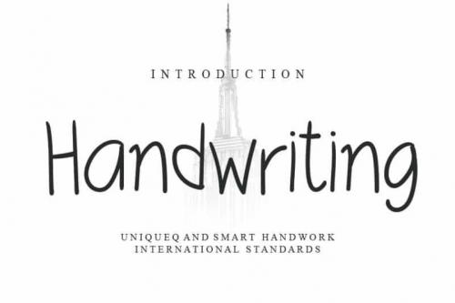Handwriting Script Font