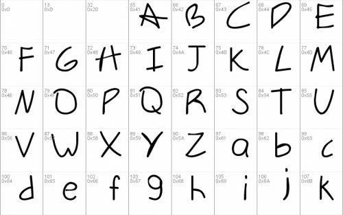 Handwritten Serial Killer Font