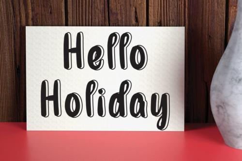 Happy Monday Display Font  2